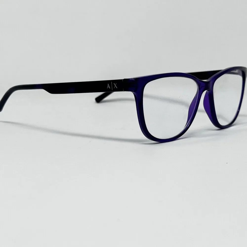 Armani Exchange AX3047 8236 Shiny Purple Eyeglass Frames 53-15-140